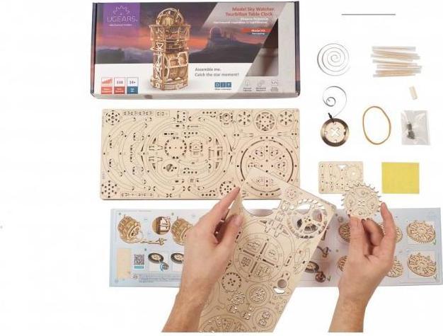 Immagine prodotto Ugears Orologio da tavolo tourbillon Stargazer