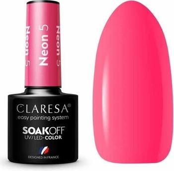 Produktbild Claresa Soak Off UV/LED Neon hybrid lacquer 5 5g (5 ml)