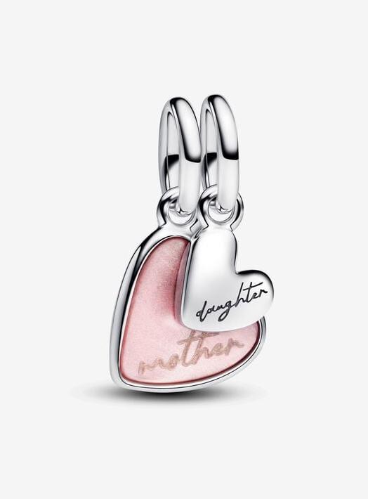 Immagine prodotto Pandora Teilbarer Mutter-Tochter-Anhänger Charm (Sterling silver, Resina)