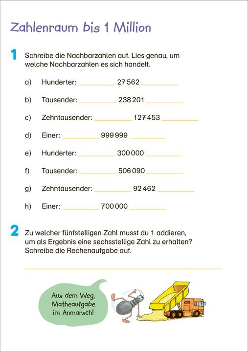 Produktbild Tessloff Fit für Mathe 4. Klasse. Mein 5-Minuten-Block (Deutsch, Werner Zenker, Guido Wandrey, 2023)