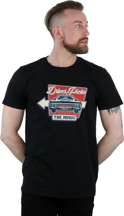 Actual product image Supernatural Mens Driver Picks The Music T-Shirt (XXL)