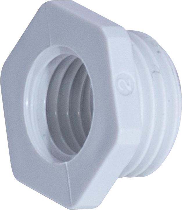 Actual product image Plica Reduction hexagon RED M40/M25 PA6 M40 - M25 plastic light grey 90700544
