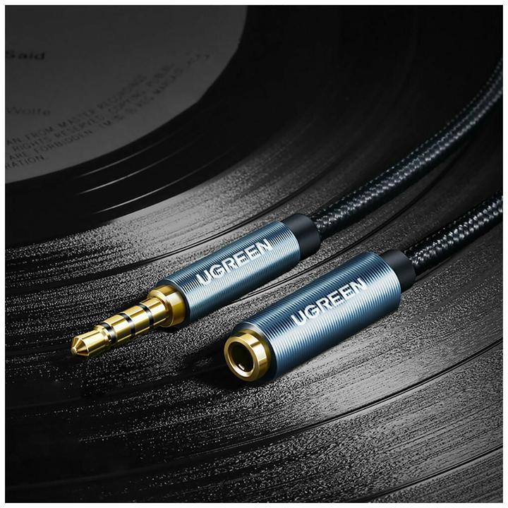 Actual product image Ugreen AUX jack audio extender 3.5 mm AV118, 1.5m (blue) (1.50 m, HDMI)