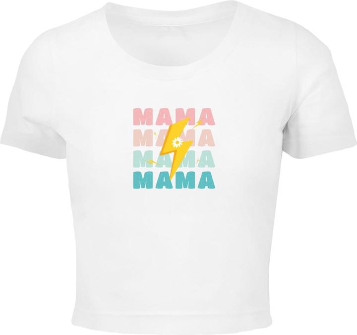 Merchcode Ladies Mothers Day - Mama Cropped Tee - 118717