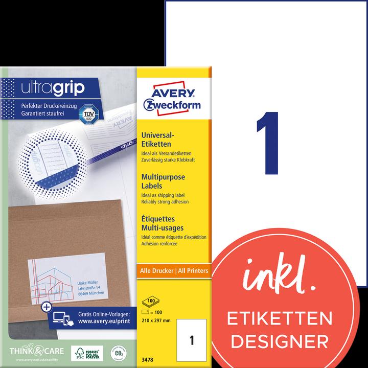 Avery Universele etiketten