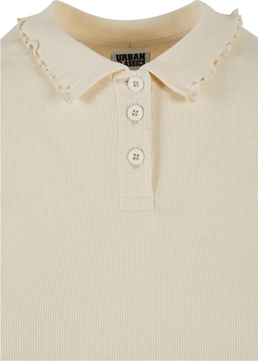 Actual product image Urban Classics Ladies Rib Polo Tee (M)