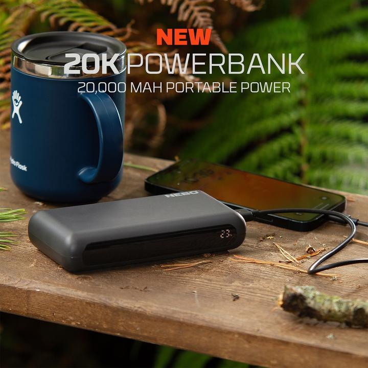 Actual product image Nebo Powerbank 20,000mAh USB A+C (20000 mAh)
