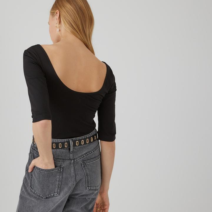 Immagine prodotto La Redoute Collections Maglietta con scollo a ballerina (XXL)