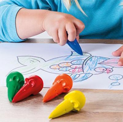 Actual product image Pelikan wax crayons (Multicoloured, 6 x)