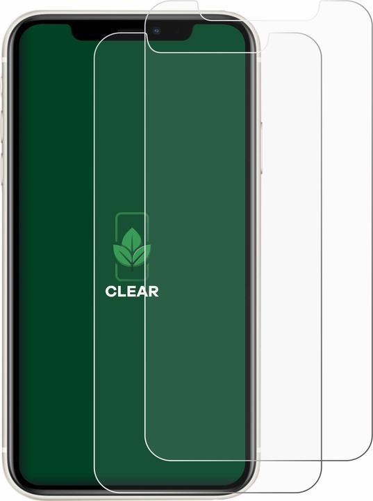 Productafbeelding ScreenLeaf Beschermfolie duurzame screenprotector screenprotector folie helder transparant (2 Stuk, Apple iPhone 11)