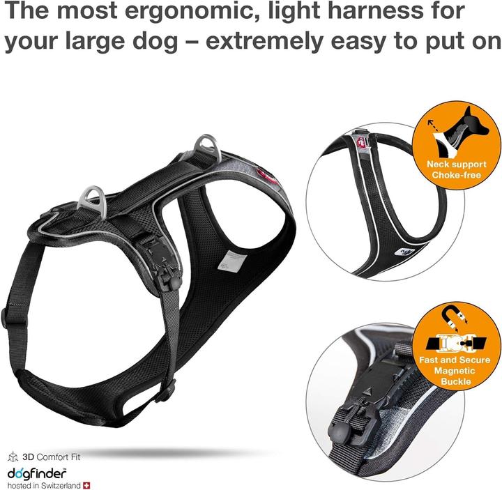 Produktbild Curli Geschirr Magnetic Belka Comfort (XL, Hund, Allgemein, Spazieren)