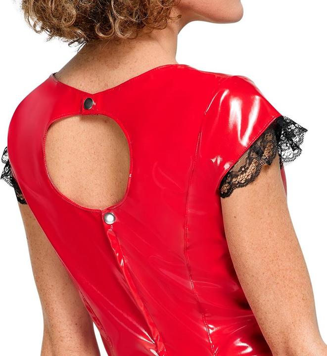 Actual product image Black Level Lacquer dress (S)