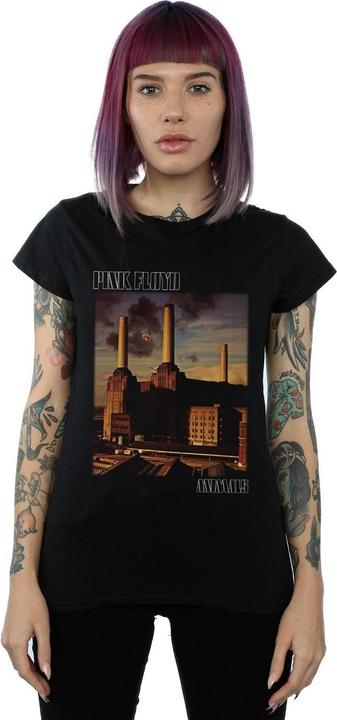 Actual product image Pink Floyd Womens/Ladies Animals Poster Cotton T-Shirt (S)