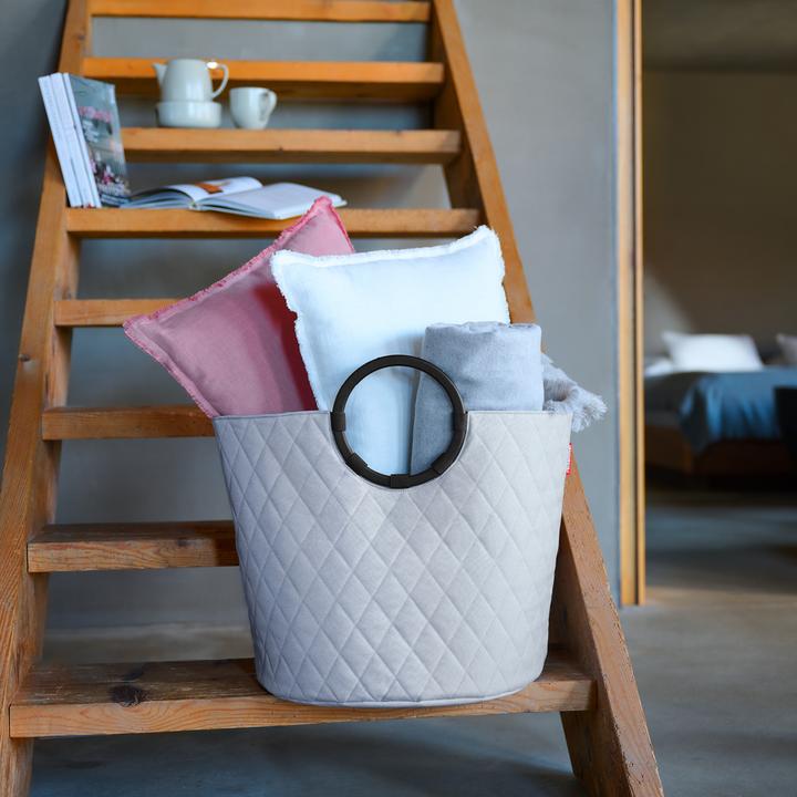 Image du produit reisenthel Boîte de rangement Frame Rhombus Gris clair (42 x 40 cm, 35 l)