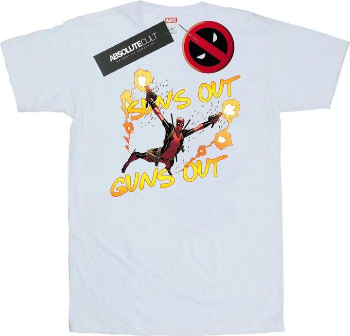Actual product image Mens Deadpool Sun's Out Guns Out T-Shirt (XL)