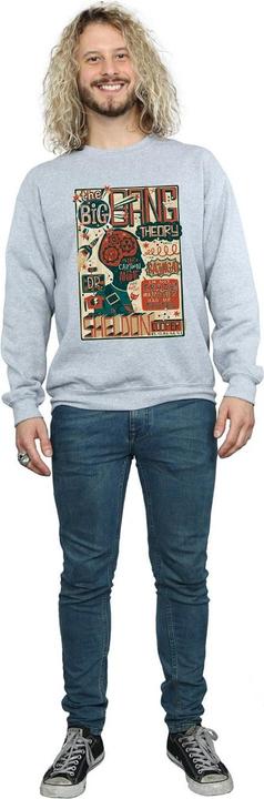 Image du produit Big Bang Theory Mens Infographic Poster Cotton Sweatshirt (XL)