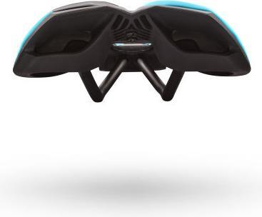 Actual product image PRO Stealth Performance test saddle, blue, stainless steel frame, 142mm