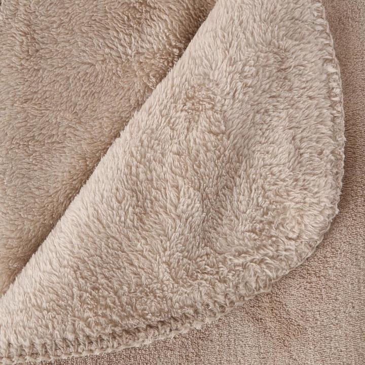Image du produit Atmosphera Plaid en microfibre de lin 180x230, beige (180 x 230 cm)
