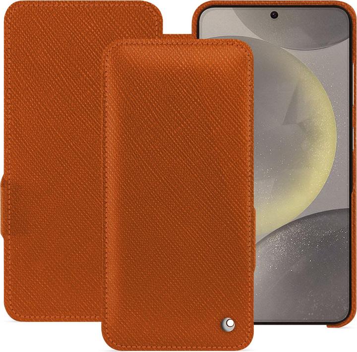 Actual product image Noreve Horizontal leather flap shell (Samsung Galaxy S24)