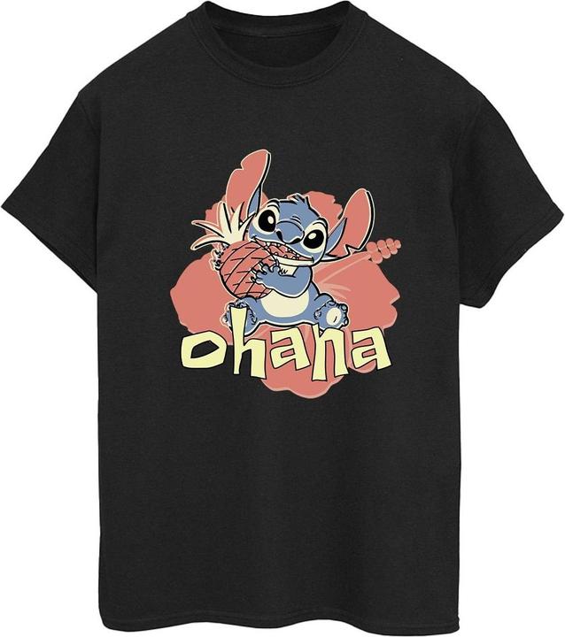 Immagine prodotto Disney Lilo And Stitch Ohana Pineapple Maglietta Ampia Donna (3XL)