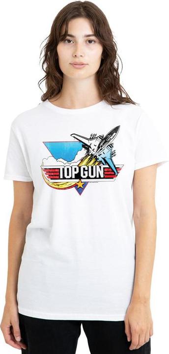 Actual product image Top Gun Unisex Adult Jet Swoop Logo T-Shirt (XXL)