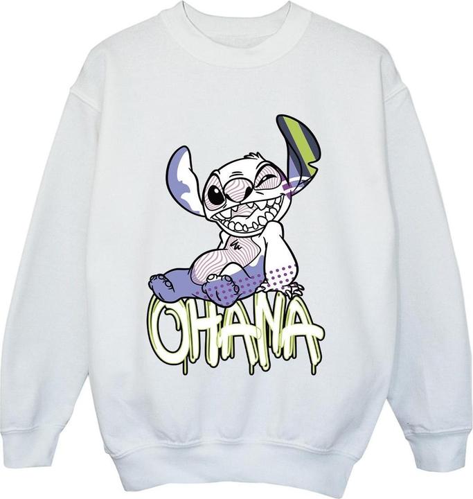 Produktbild Disney Lilo And Stitch Ohana Graffiti Sweatshirt Jungen (152, 158)