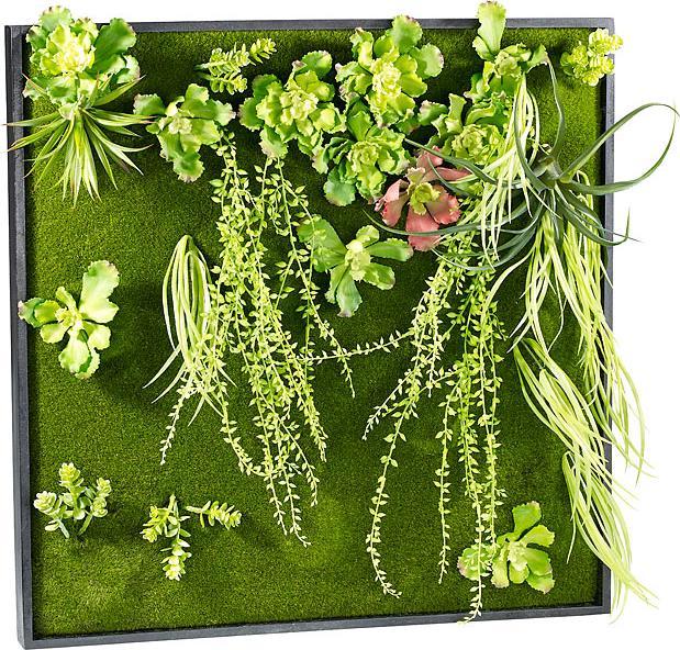 Actual product image Carlo Milano Vertical wall garden Ken with decorative vines