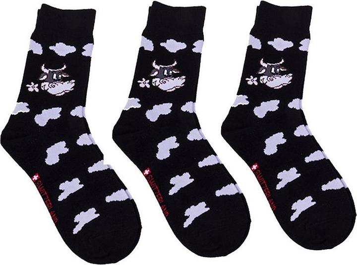 Image du produit TopSpirit Chaussettes "Vache" (Lot de 3, 34, 35, 36, 37, 38)