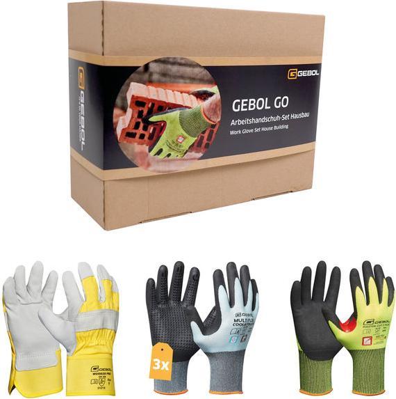 Actual product image Gebol GO Arbeitshandschuh-Set Hausbau 10 (10)