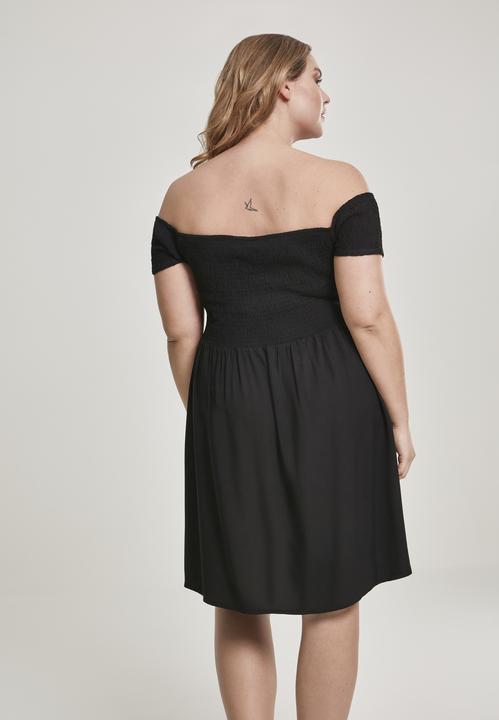 Produktbild Urban Classics Ladies Smoked Off Shoulder Dress (XXL)