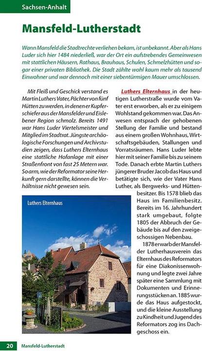 Immagine prodotto Der Reformator Martin Luther - Reiseführer (Tedesco, Wolfgang Hoffmann, 2018)