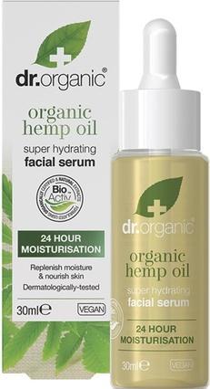 Immagine prodotto Dr. Organic Siero viso all'olio di canapa idratante per pelli miste Uomini Donne Naturale Vegan Senza Parabeni (30 ml)