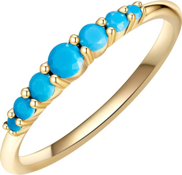 Image du produit Glanzstücke München Femmes argent sterling turquoise (rec.) or jaune - 28693 (54, Argent 925)