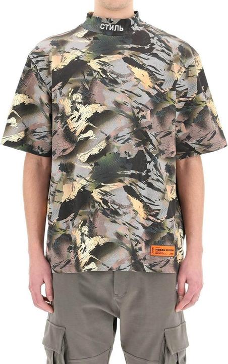 Actual product image Heron Preston Camouflage Print T-shirt (M)