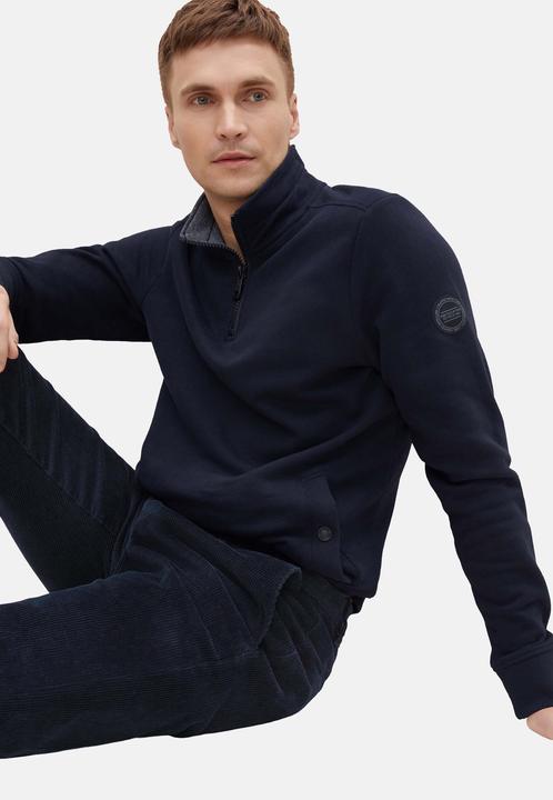Produktbild Tom Tailor Sweatshirt Langarmshirt Troyer (M)