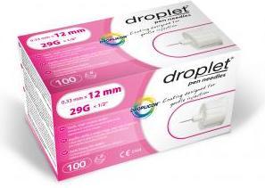 Image du produit Droplet Aiguilles de stylo 12mm 100 pcs (Aiguilles de stylo + aiguilles jetables)