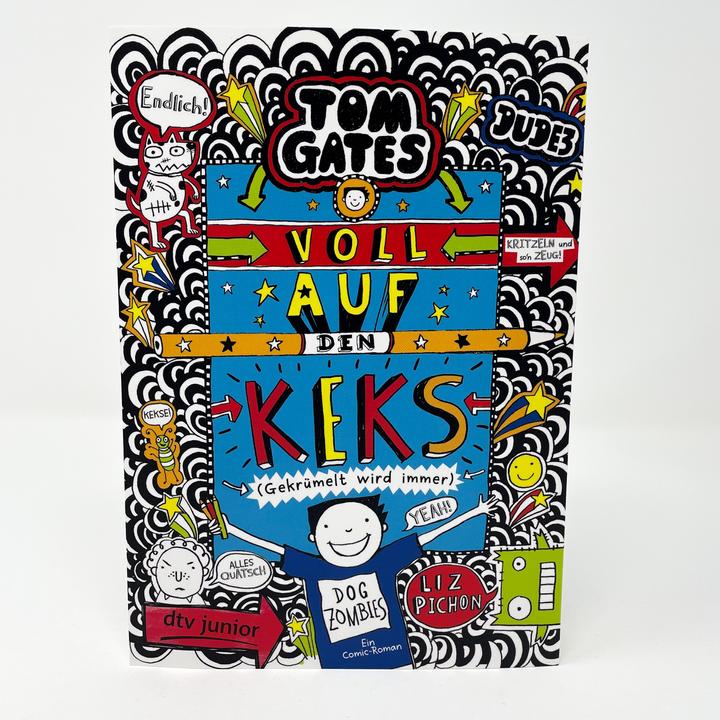 Actual product image Tom Gates: Voll auf den Keks (Gekrümelt wird immer) (German, Liz Pichon, 2021)