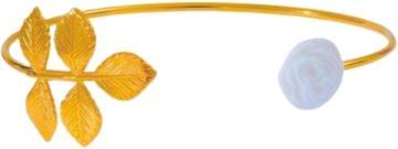 Immagine prodotto Yolaine Giret Bracciale Feuille (Porcellana, Placcato in oro con oro fino 999 millesimi)