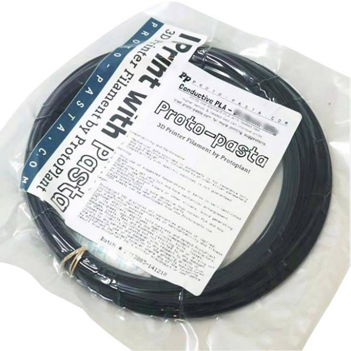 Immagine prodotto Proto-pasta PLA conduttivo (PLA, 1.75 mm, 500 g, Nero)