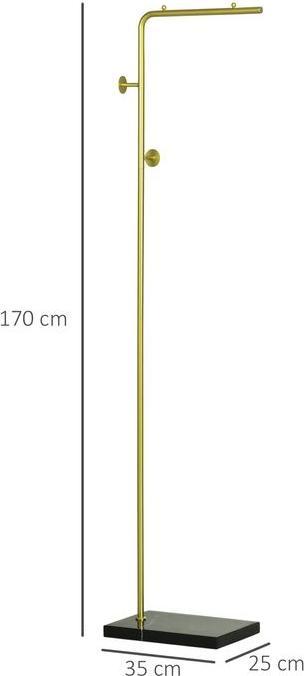 Immagine prodotto Swisshandel24 Garderobenständer Kleiderständer mit Haken Garderobe für Kleidung, Hüte