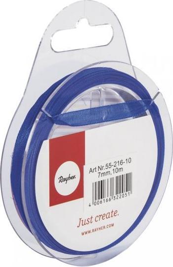 Actual product image Rayher Organza ribbon, dark blue, 10 m (Gift ribbon, 1 x)