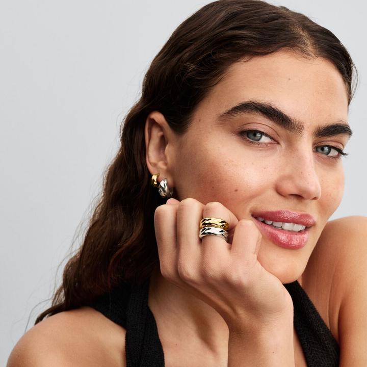 Produktbild Pandora Gewellter Breiter Band Ring (60)
