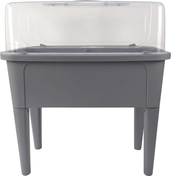 Actual product image HTI-Living Nessa raised bed with grey cold frame cover