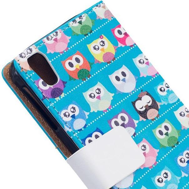 Immagine prodotto MU Style Custodia in pelle con piccoli gufi (DTEK50)