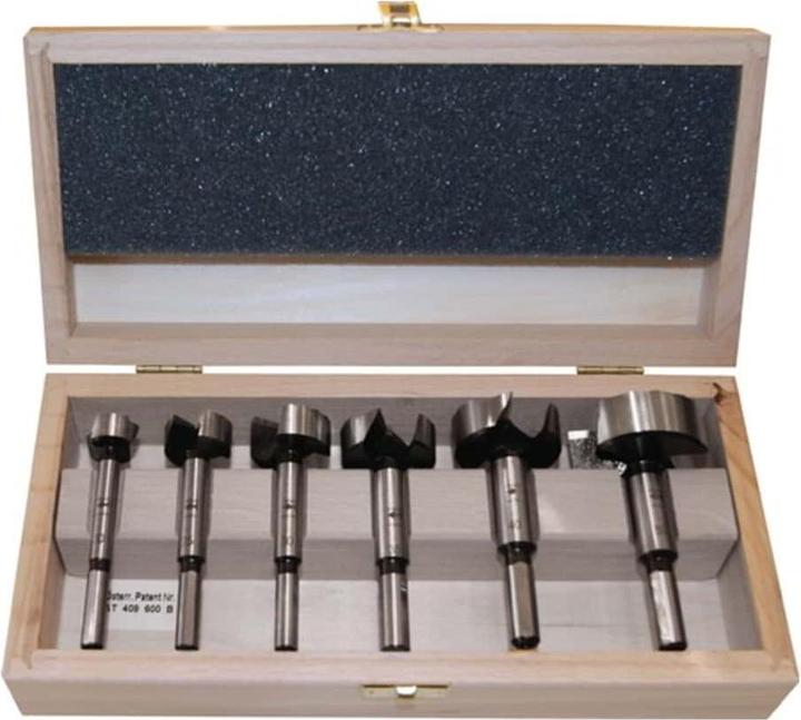 Immagine prodotto Fisch Tools Set di punte Forstner tipo 0317 (20, 25, 30, 35, 40, 50 millimetri)