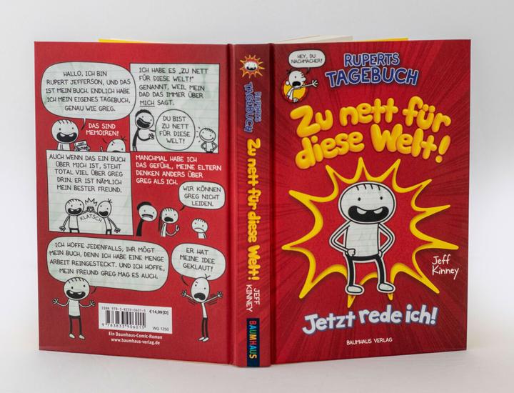 Immagine prodotto Ruperts Tagebuch - Zu nett für diese Welt! (Tedesco, Jeff Kinney., 2019)