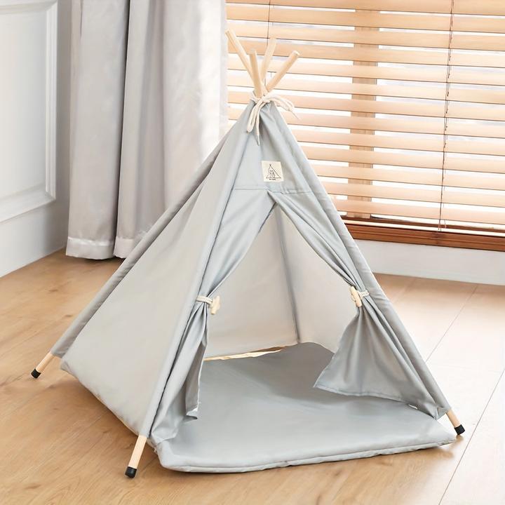 Produktbild Alopini Wasserdichtes Tipi-Zelt für Haustiere - Modernes Design, abnehmbar und warm für kleine bis (Hund)
