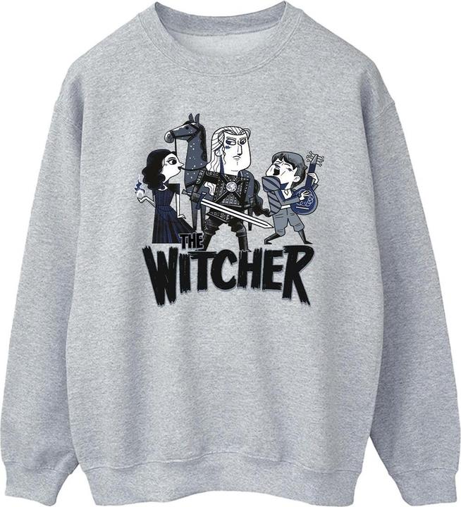 Immagine prodotto Netflix The Witcher Team Illustrated Felpa Uomo (S)