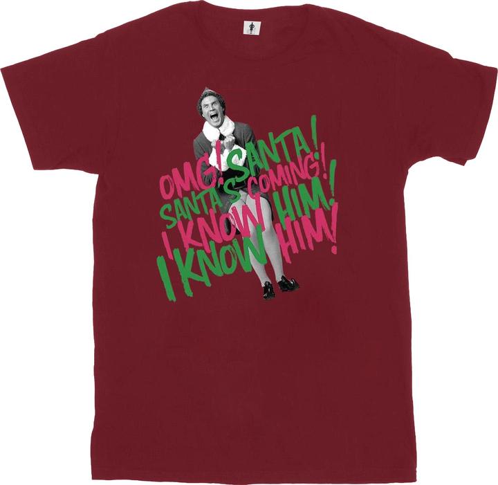 Produktbild Elf Santa's Coming TShirt (L)