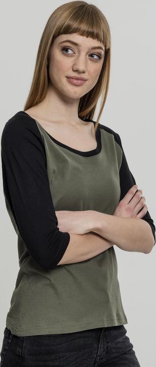 Produktbild Urban Classics Ladies 3/4 Contrast Raglan Tee (L)